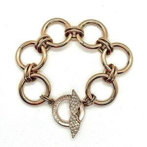 Victoria’s Secret Angel Link Bracelet with Winged Toggle Clasp.